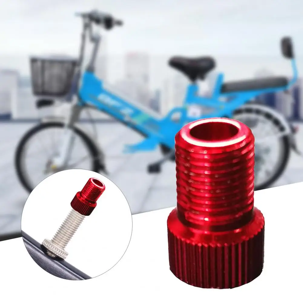 Адаптер клапана Широкого применения Из коррозионностойкого алюминиевого сплава, прочный полезный соединитель велосипедного насоса с ракетным цилиндром для шоссейных велосипедов 1
