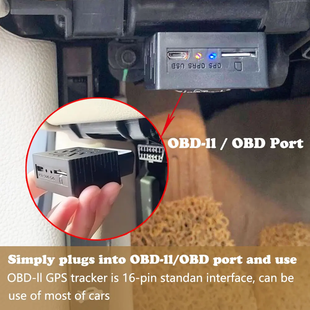 SinoTrack 4G Mini OBDII GPS Tracker ST-902L Встроенный Аккумулятор 16PIN интерфейсное устройство для автомобиля с программным обеспечением онлайн-отслеживания 1