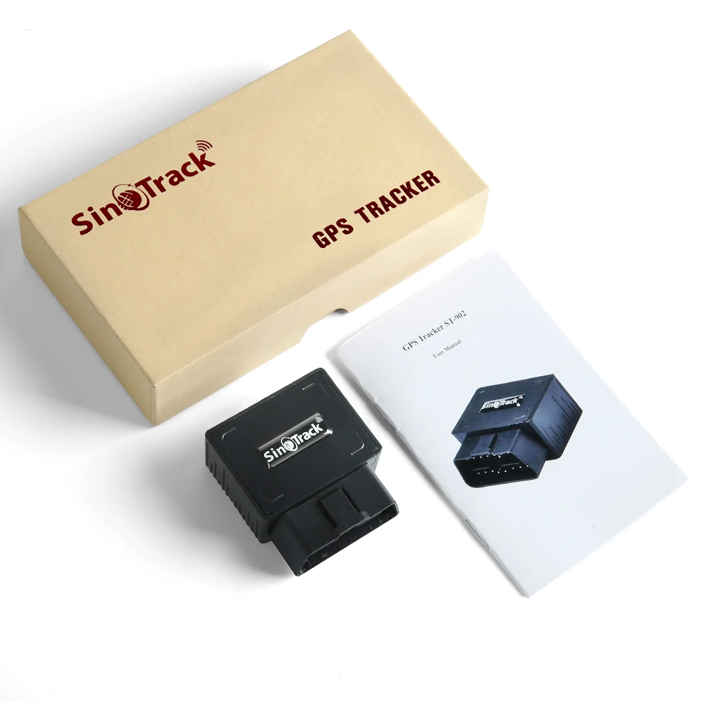 SinoTrack 4G Mini OBDII GPS Tracker ST-902L Встроенный Аккумулятор 16PIN интерфейсное устройство для автомобиля с программным обеспечением онлайн-отслеживания 5