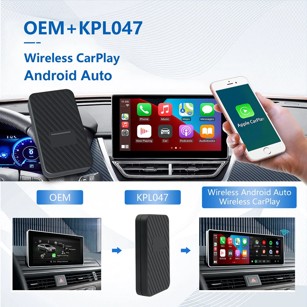 Автомобильный AI Box Bluetooth WiFi Carplay Беспроводной Ключ ABS Пластик Carplay Активатор Ключа Четырехъядерный Процессор для Обновления Автомобиля Автозапчасти 1