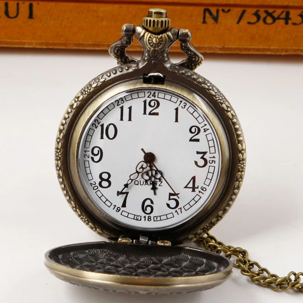 Мужские Винтажные часы-цепочка в стиле Стимпанк, ожерелье, Антикварные Кварцевые Карманные Часы, Подарок для мужчин и женщин reloj de bolsillo 2