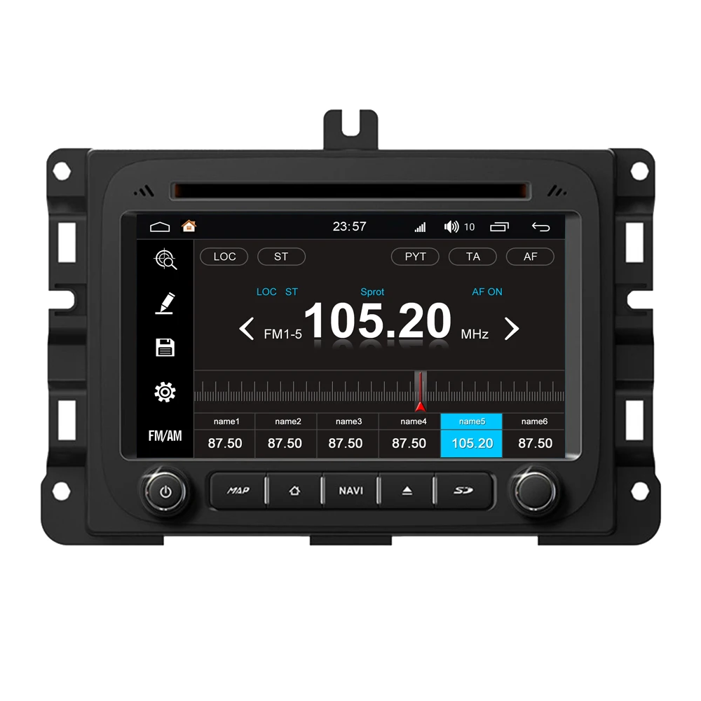 Автомобильный мультимедийный плеер RoverOne S200 Android 8.0 для Dodge RAM 1500 2500 3500 Авторадио DVD Радио Стерео GPS Навигация Bluetooth 2