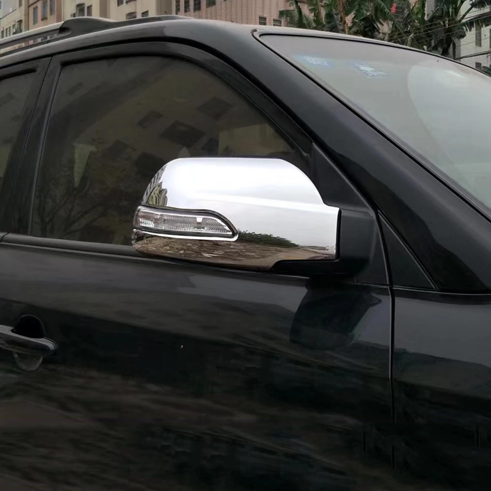 Автомобильные аксессуары Декоративная крышка зеркала заднего вида ABS Хромированная рамка крышки зеркала боковой двери для Hyundai Tucson с 2005 по 2014 год 1
