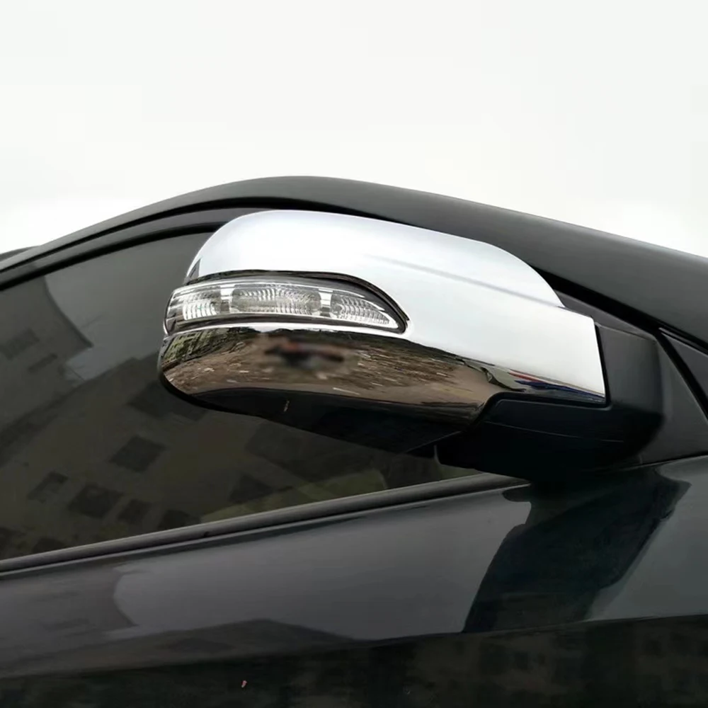 Автомобильные аксессуары Декоративная крышка зеркала заднего вида ABS Хромированная рамка крышки зеркала боковой двери для Hyundai Tucson с 2005 по 2014 год 3