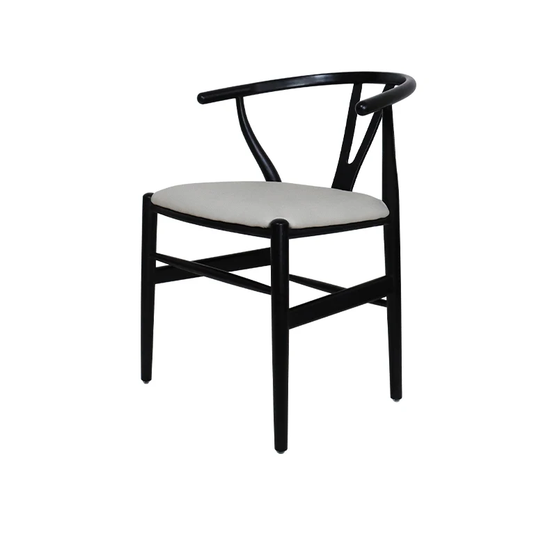 Деревянный Эргономичный Обеденный стул С дизайнерской гардеробной Индивидуальный Обеденный стул для парикмахерской Eettafel Садовая мебель GG 3