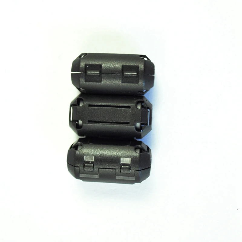 30 шт подвижного кабельного зажима с черным ферритовым сердечником внутреннего диаметра 7 мм 1