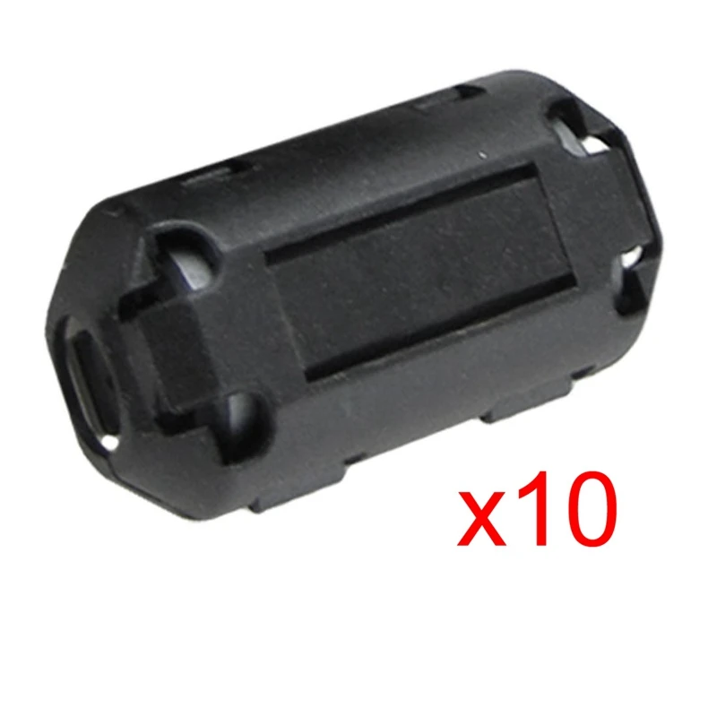 30 шт подвижного кабельного зажима с черным ферритовым сердечником внутреннего диаметра 7 мм 2
