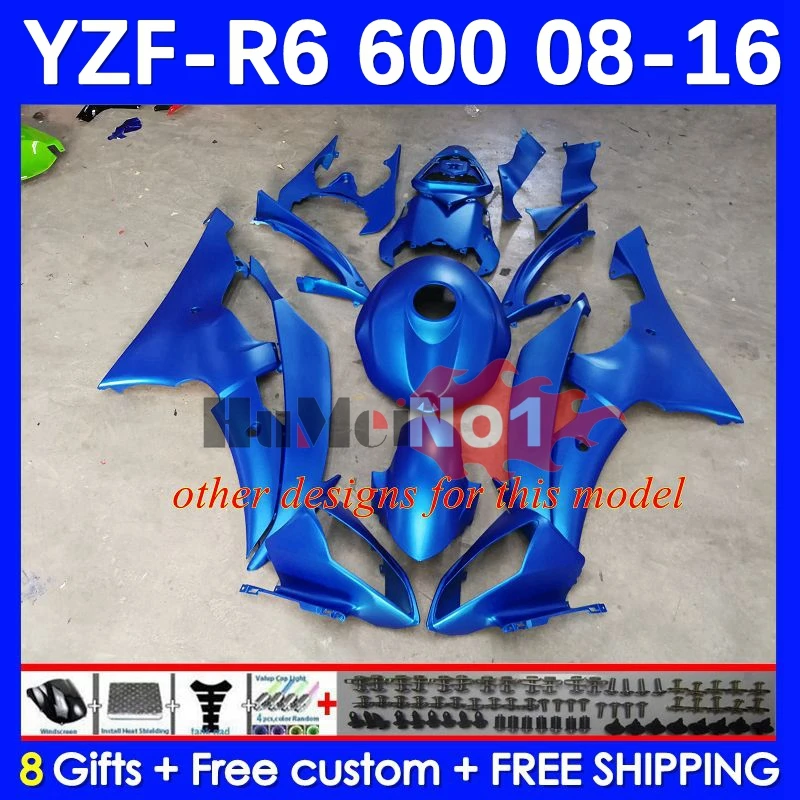 Корпус для YAMAHA YZFR6 YZF600 YZF R6 600 R 6 37No.57 YZF-R6 синий в наличии YZF-600 08 2008 2009 2010 2011 2012 13 14 15 16 Обтекатели 1