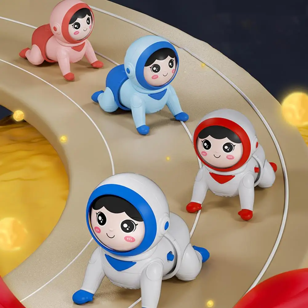 Модная Светомузыкальная игрушка, Износостойкая игрушка для ползания, Забавный подарок Для космических Астронавтов, Электрическая игрушка 4