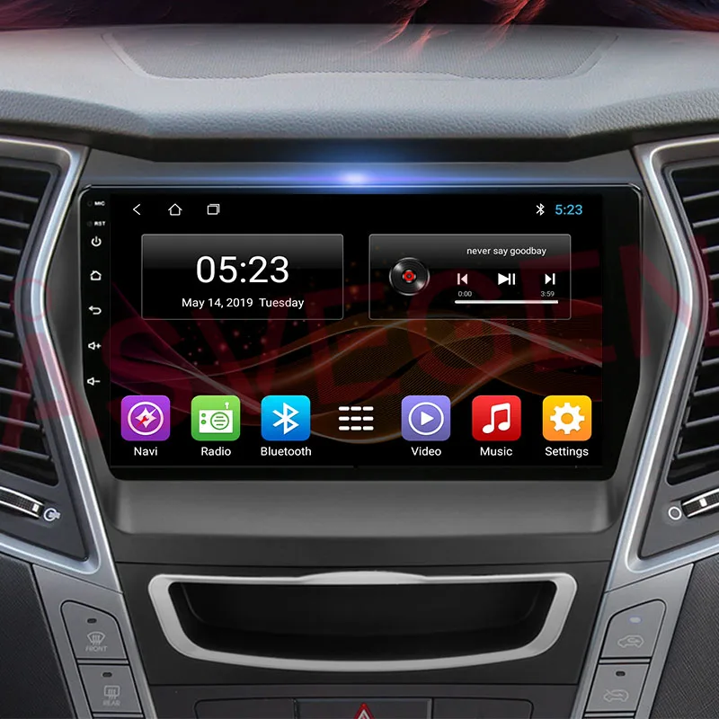 Автомобильные мультимедийные плееры Android 8.1 Авторадио GPS Навигация Стерео музыка аудио для Hyundai Santa Fe IX45 Интеллектуальный навигатор 5