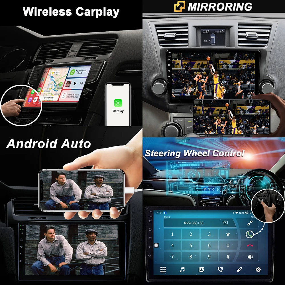 Навигация GPS WIFI Carplay Android 13 Автомобильный Радио Мультимедийный Видеоплеер Для Hyundai Creta IX25 2015 2016 2017 2018 DSP Стерео 1