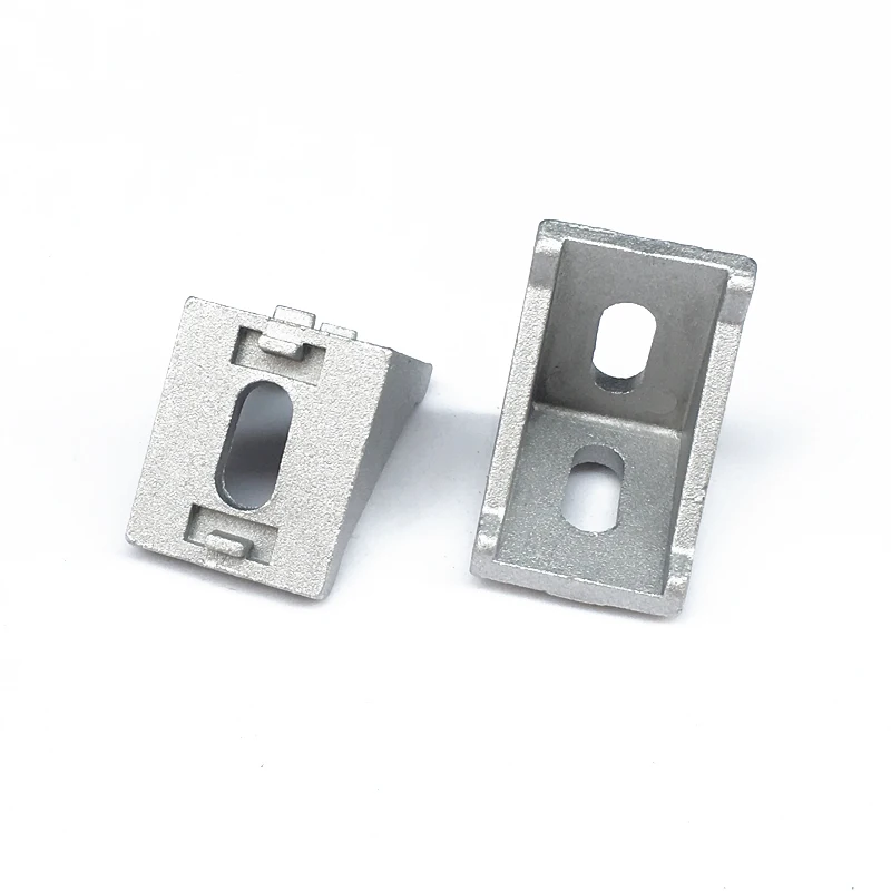 Алюминиевый угловой код, прямой угол 90 градусов, соединительный алюминиевый кронштейн, аксессуары для промышленного алюминиевого профиля 2
